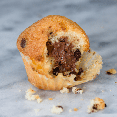 chocolate filled muffin