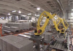 robotic pan and lid stacker