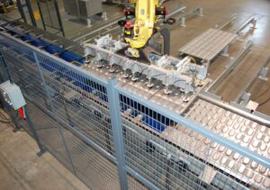 robotic pan stacker and unstacker