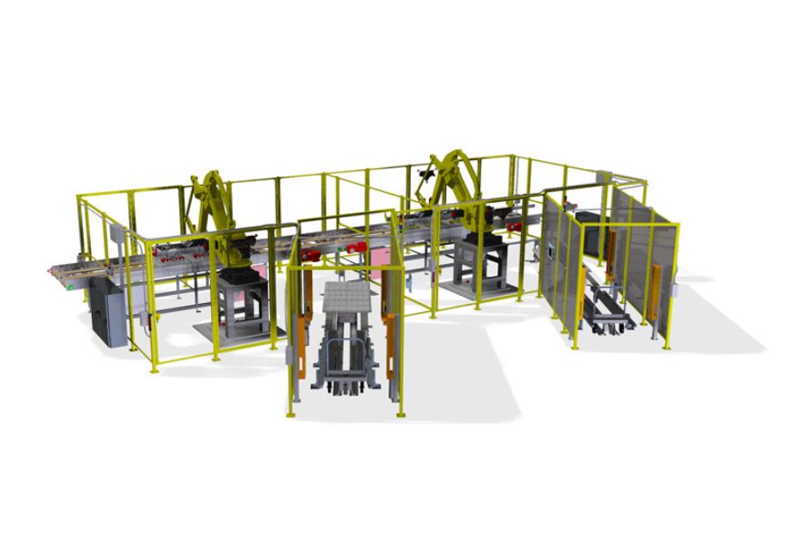 robotic stacker and unstacker