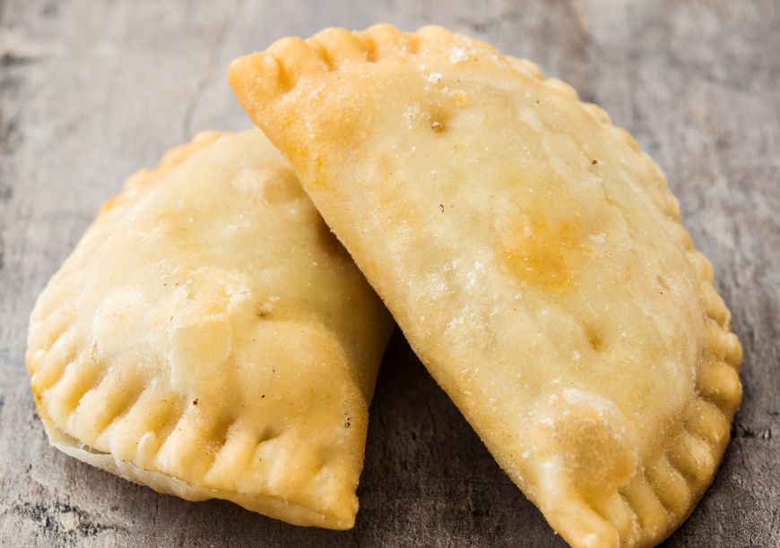 filled handheld snack empanada