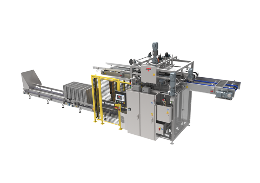 magnetic servo stacker and unstacker system