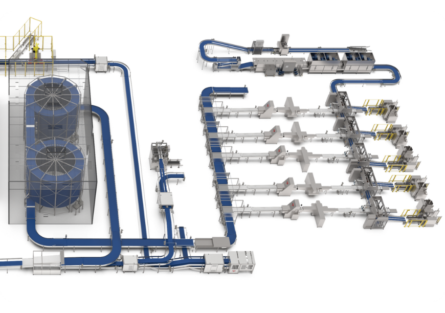 vesta spiral freezer integration